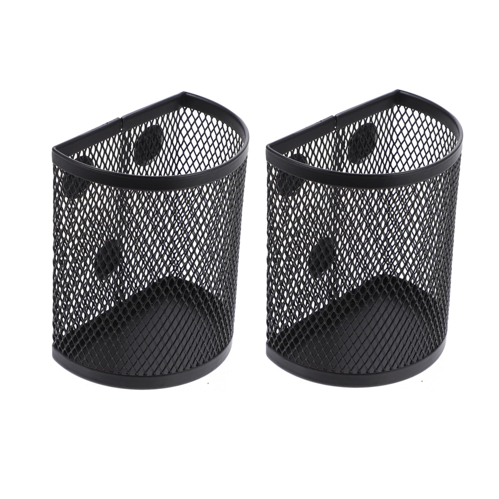 4 Paniers De Rangement Magnétiques Pour Réfrigérateur - Organisateur Suspendu Noir - 5