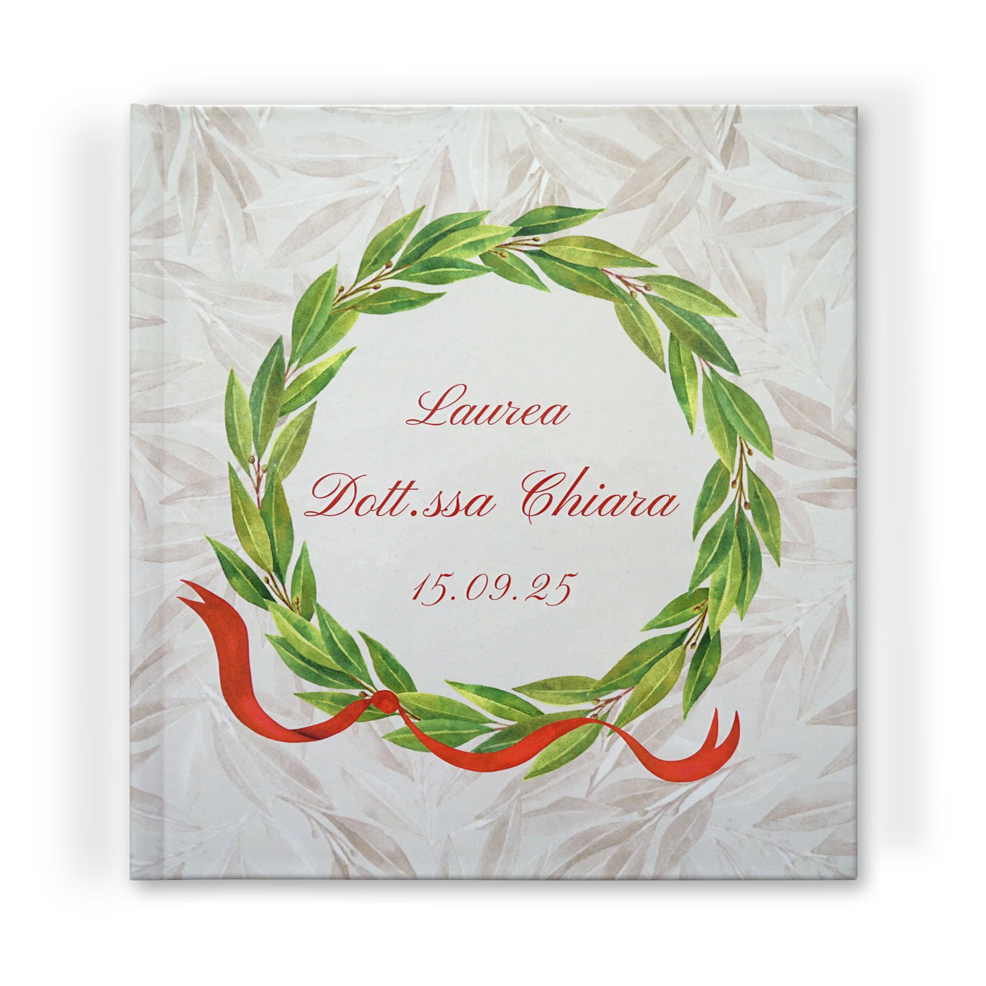 Album foto laurea personalizzabile, Album foto festa di laureato, Album 25x25 cm Graduation day, Idea regalo laureato, Album 20 fogli / 40 pagine per foto da incollare (Laurea)