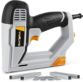 BATAVIA Brad Nailer, 2 in 1 Electric Nail Gun and Staple Gun for Home Upholstery Carpentry and Woodworking Projects, Inclu...