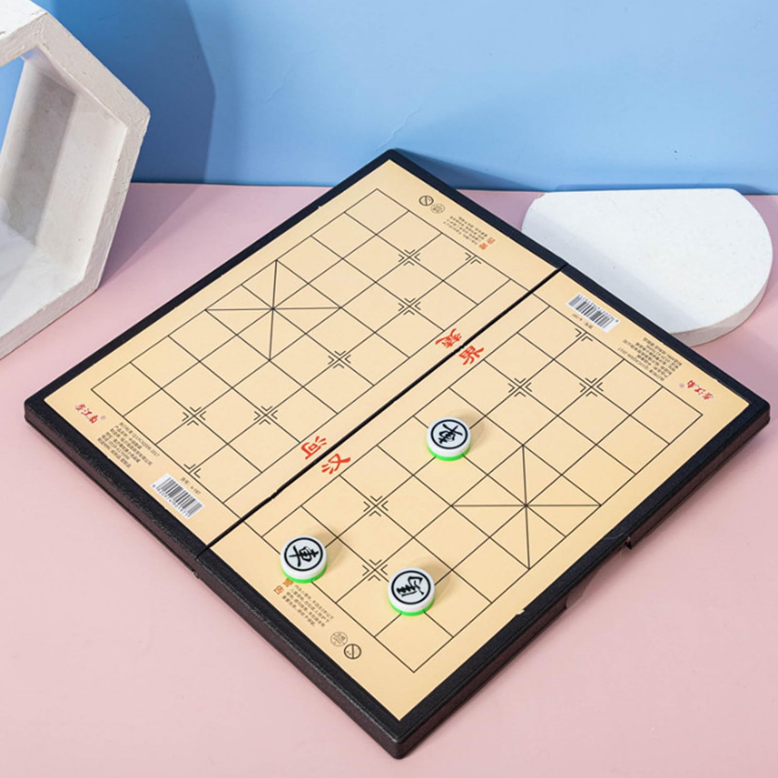 Juego de Viaje magnético clásico Weiqi y Gomoku con Piezas de plástico para Aprender y entretenerse(a+b+c,29 * 30cm)