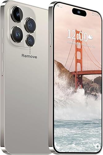 14PROMA X - Teléfono celular desbloqueado, batería de 6800 mAh, pantalla HD de 6.82 pulgadas, teléfonos desbloqueados, 16+512 GB Android 14 con