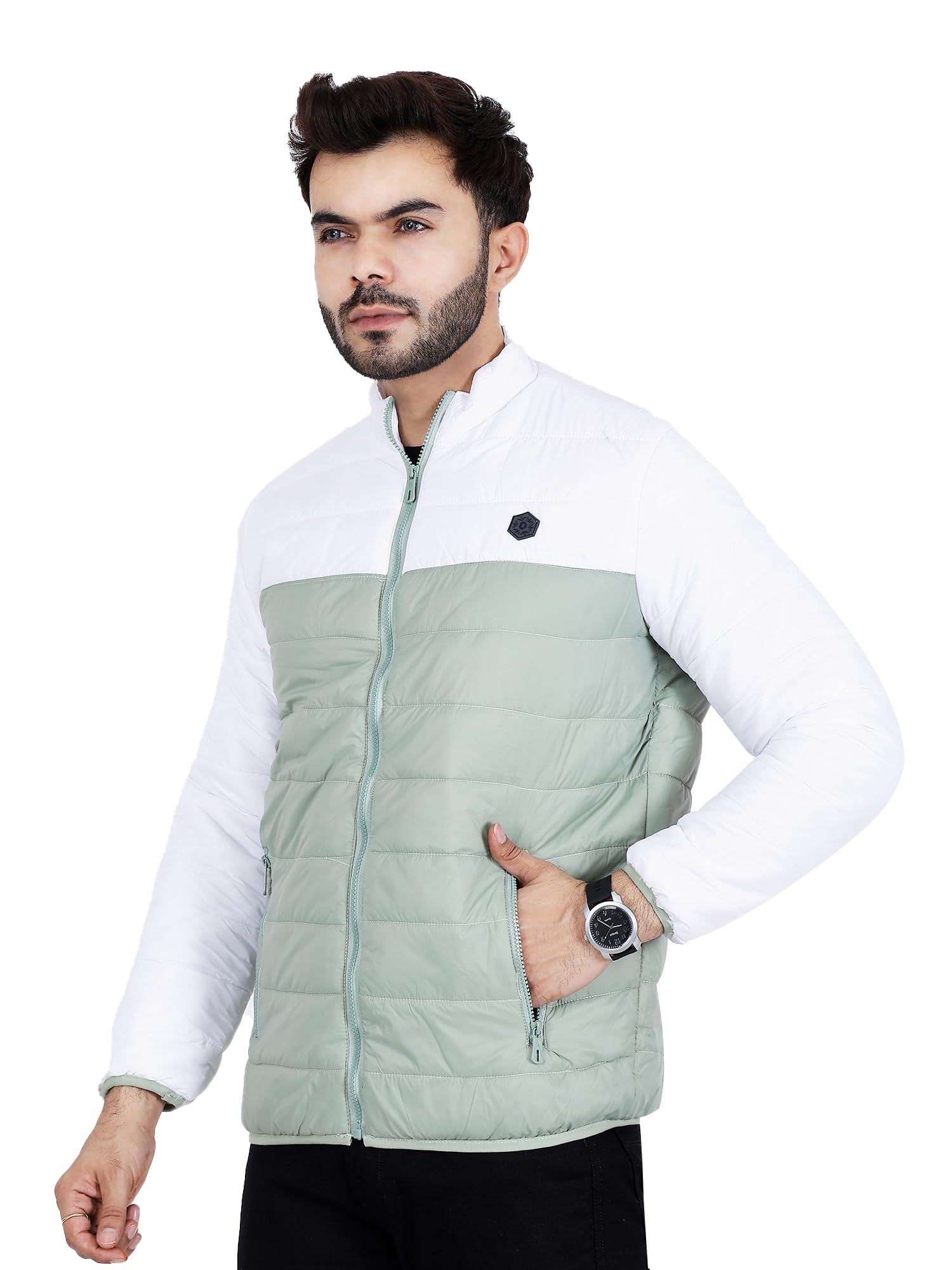 Jacket For Men Casual Zipper Bomber For Winter-image-12