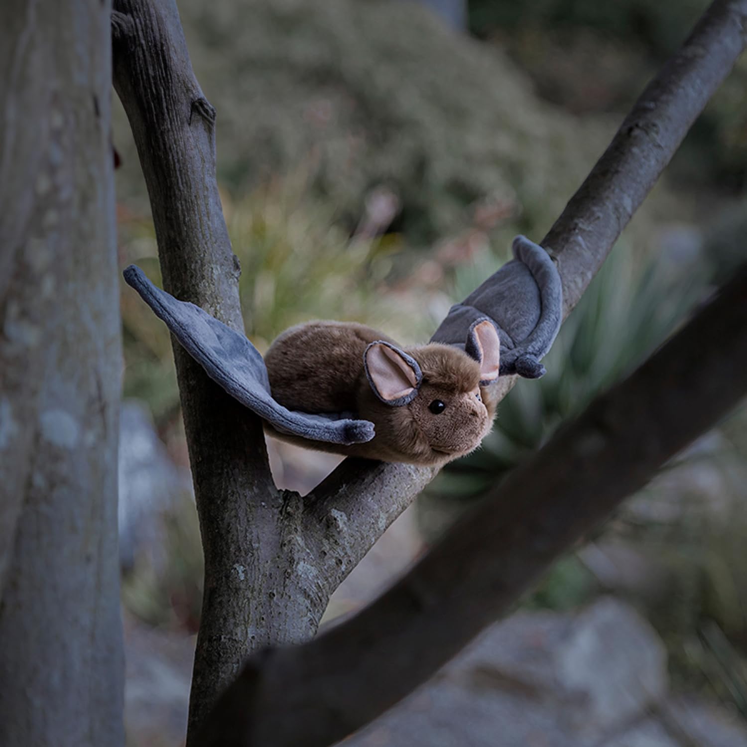 Animigos World of Nature Tobar BAT Plush Toy, Brown, groß - Image 3