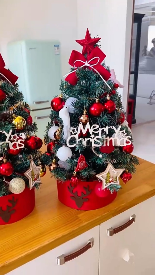 Amazon.co.jp: MTKCNTL クリスマスツリーセット 卓上 christmas tree
