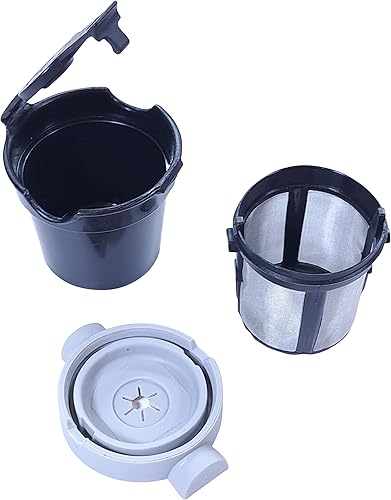 Miniatura 3 de EZ WAY - Vaso K reutilizable para Keurig 1.0-6 cápsulas de filtro de café de acero inoxidable, doble función como filtro y recipiente. Contenedor