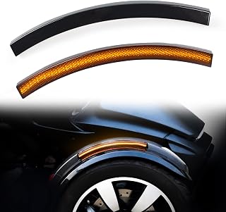 Front Fender Lights for Spyder, CPOWACE LED Turn Signal Fender Light Compatible with Can-Am Spyder Accessories, Wheel Light for Spyder F3 RS ST RT 2013-2018 (2PCS)