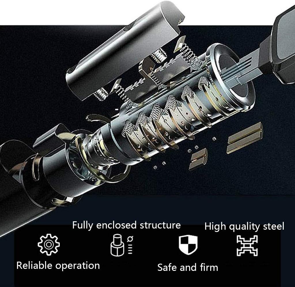 Digital Electronic Safe Small Wall-Mounted Safe Keyboard Cabinet Fingerprint Identification System Lock Box(Black)