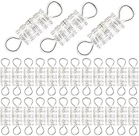 Vista 8 de Aylifu Jewelry Screw Clasps,100pcs Barrel Screw Clasp Column Twist Screw Clasps Brass Screw Fastener Clasp Connector with 2 Hole for DIY Bracelet