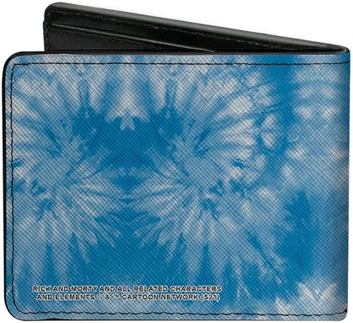 Miniatura 2 de Buckle-Down Rick and Morty Wallet, Bifold, Rick and Morty Circuit Faces Portal Gun, Cuero Vegano, Casual
