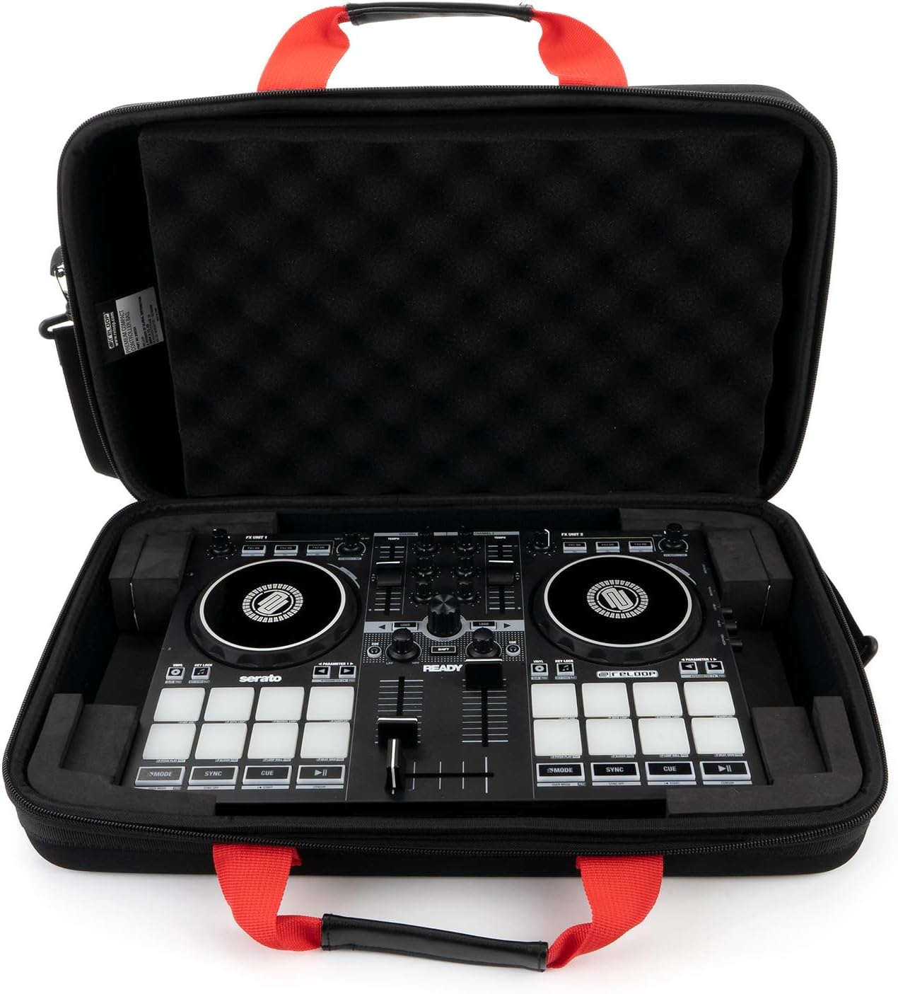 Reloop Premium Compact Controller Bag - Compact Hard Foam Bag for Many DJ Controllers