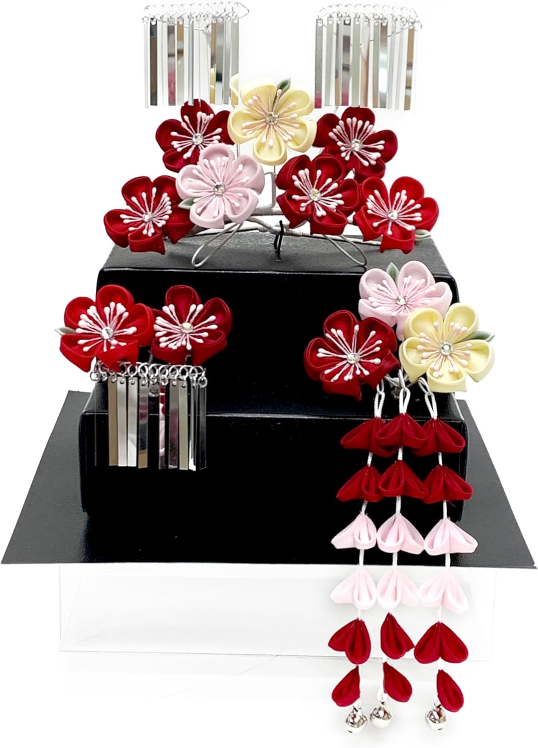 昭和レトロ 和風花器クリスタル マツガオカガラス 花瓶 グリーン 高さ