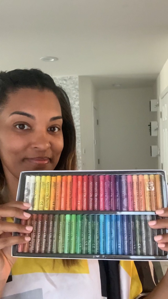 Amazon.com : HA SHI Soft Oil Pastels Set (50 Sticks, 48