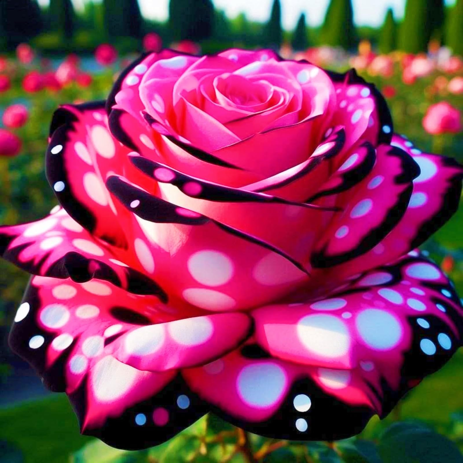 Rich in Color Bloom Year After Year Rose Plant Rose Bulbs Hardy Perennial/Plant Bulbs/Wedding Flowers-1bulbs-d — image 1