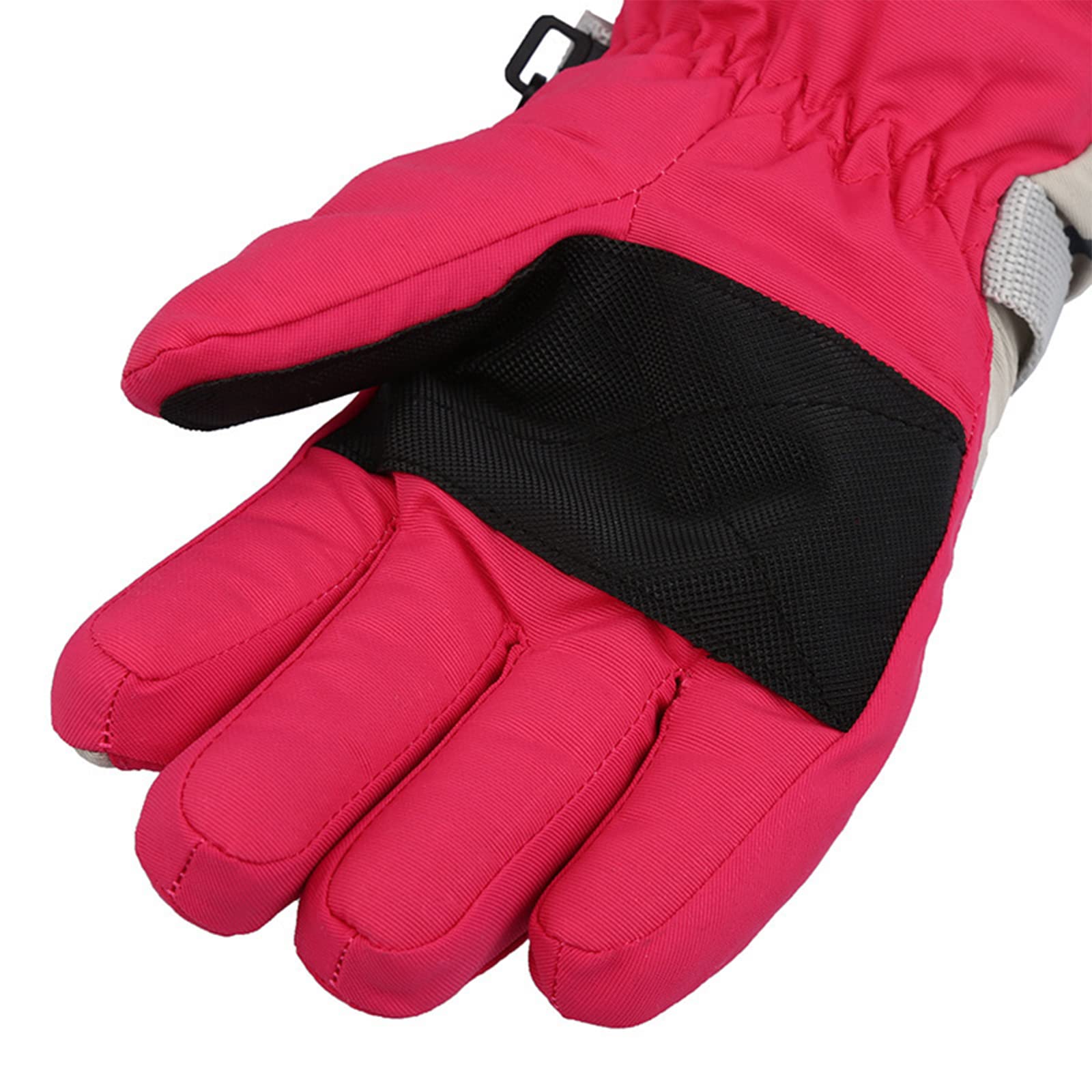 Guanti da Sci per Bambini All'aperto Ragazzi Ragazze Inverno Caldo Antivento Sport Guanti Termici per Bambini Guanto Regolabile Traspirante