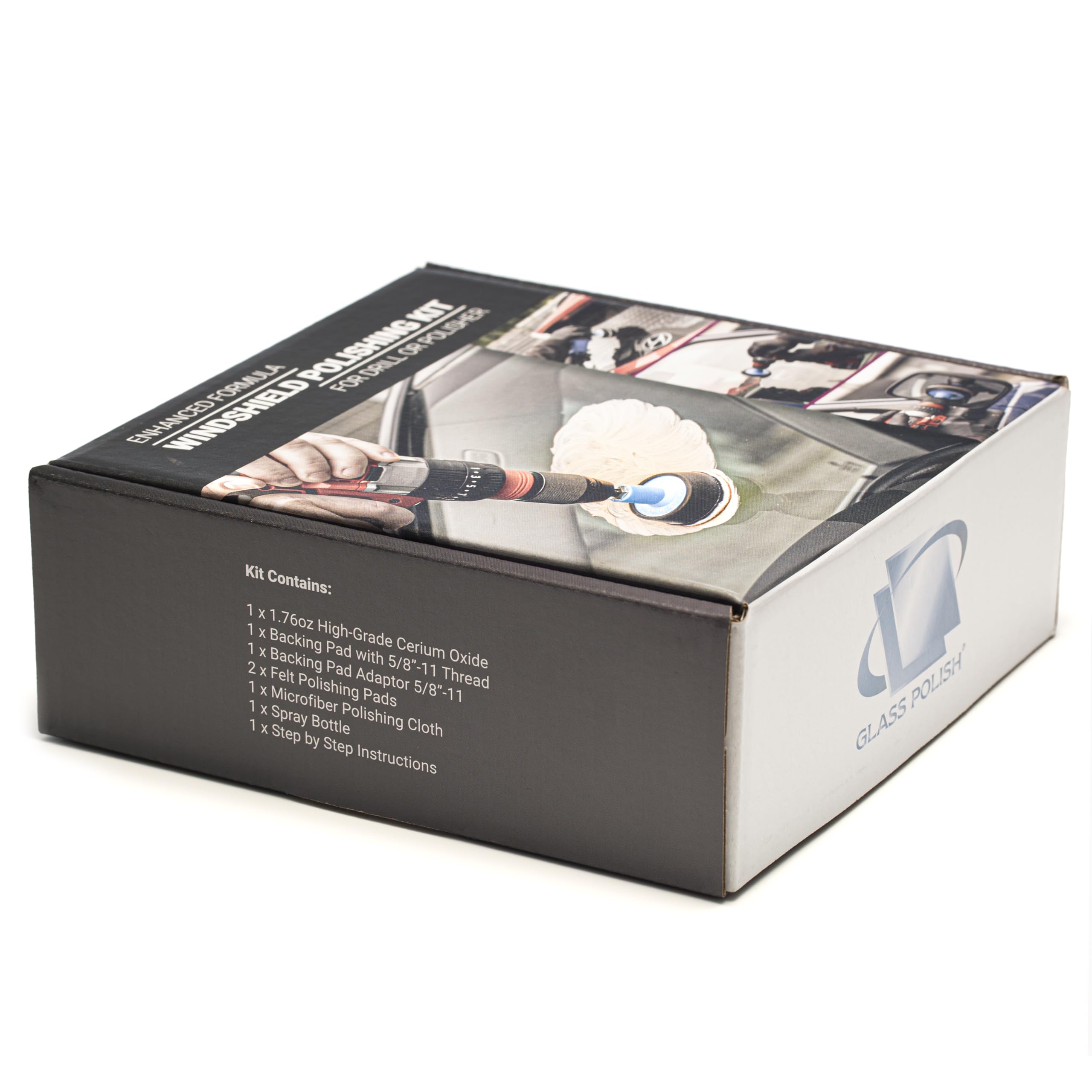 Kit Polissage Oxyde De Cérium 100g Pare-brise - Élimine Rayures Eau Balais Essuie-glace Verres