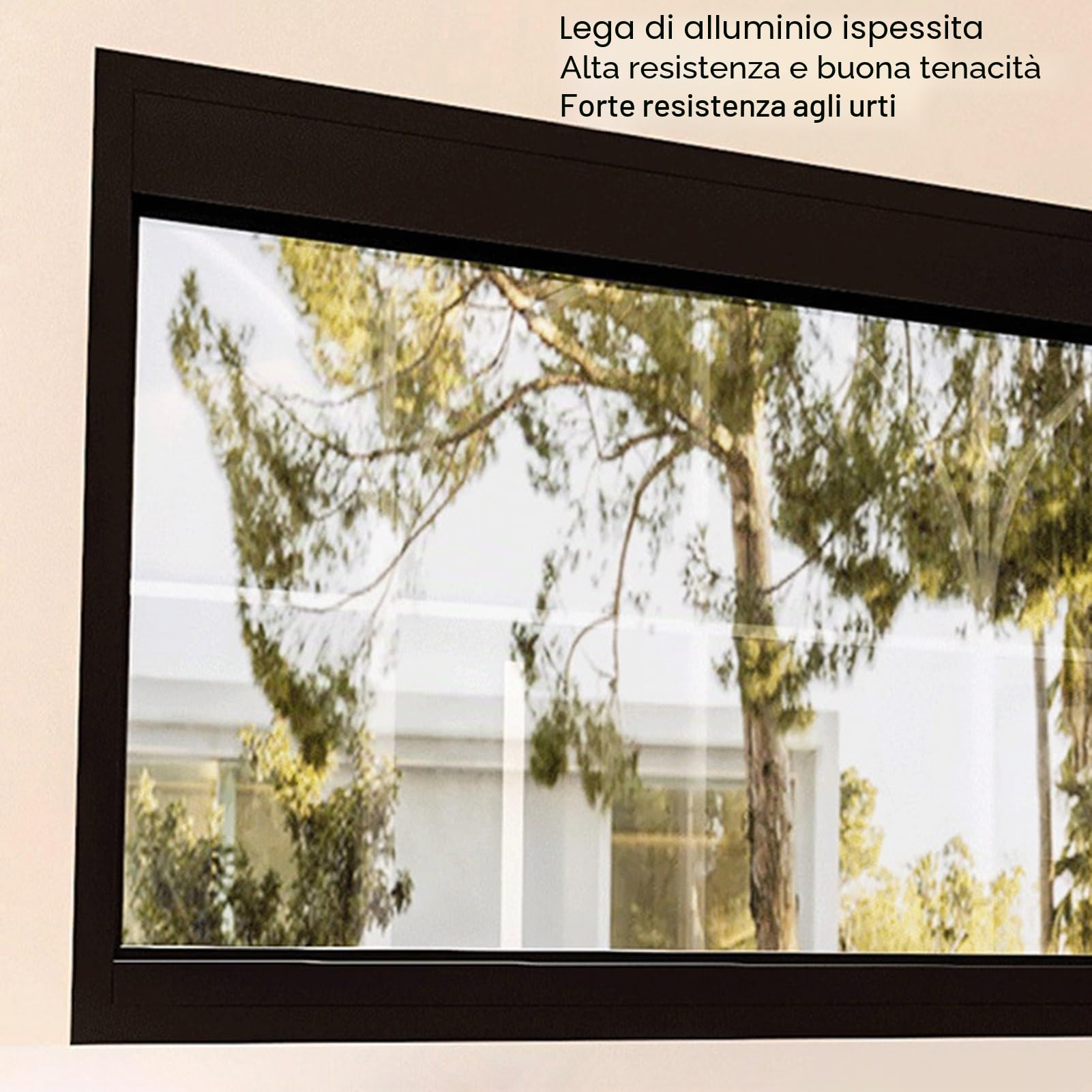 Finestre scorrevoli a incasso con vetro temperato per un'installazione versatile in casette da gioco, capannoni e garage
