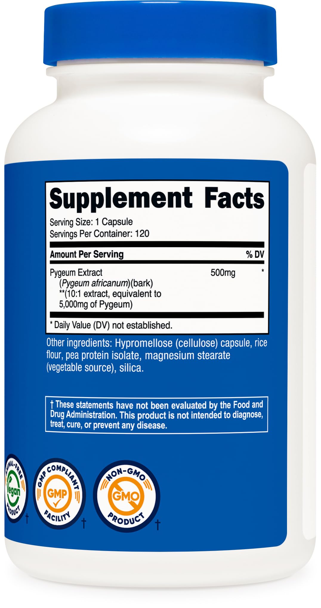 Nutricost Pygeum Extract 120 Capsules for 120 Servings Per Bottle — Amazon image 5