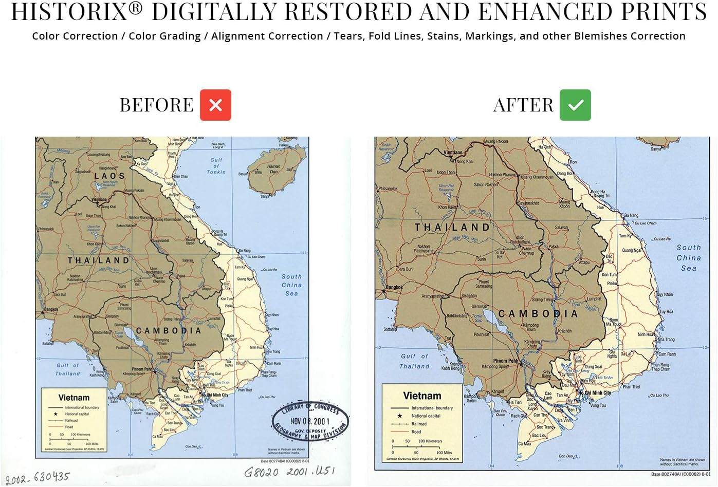 Amazon 01年ベトナム地図 24x36 Inch アートワーク ポスター オンライン通販