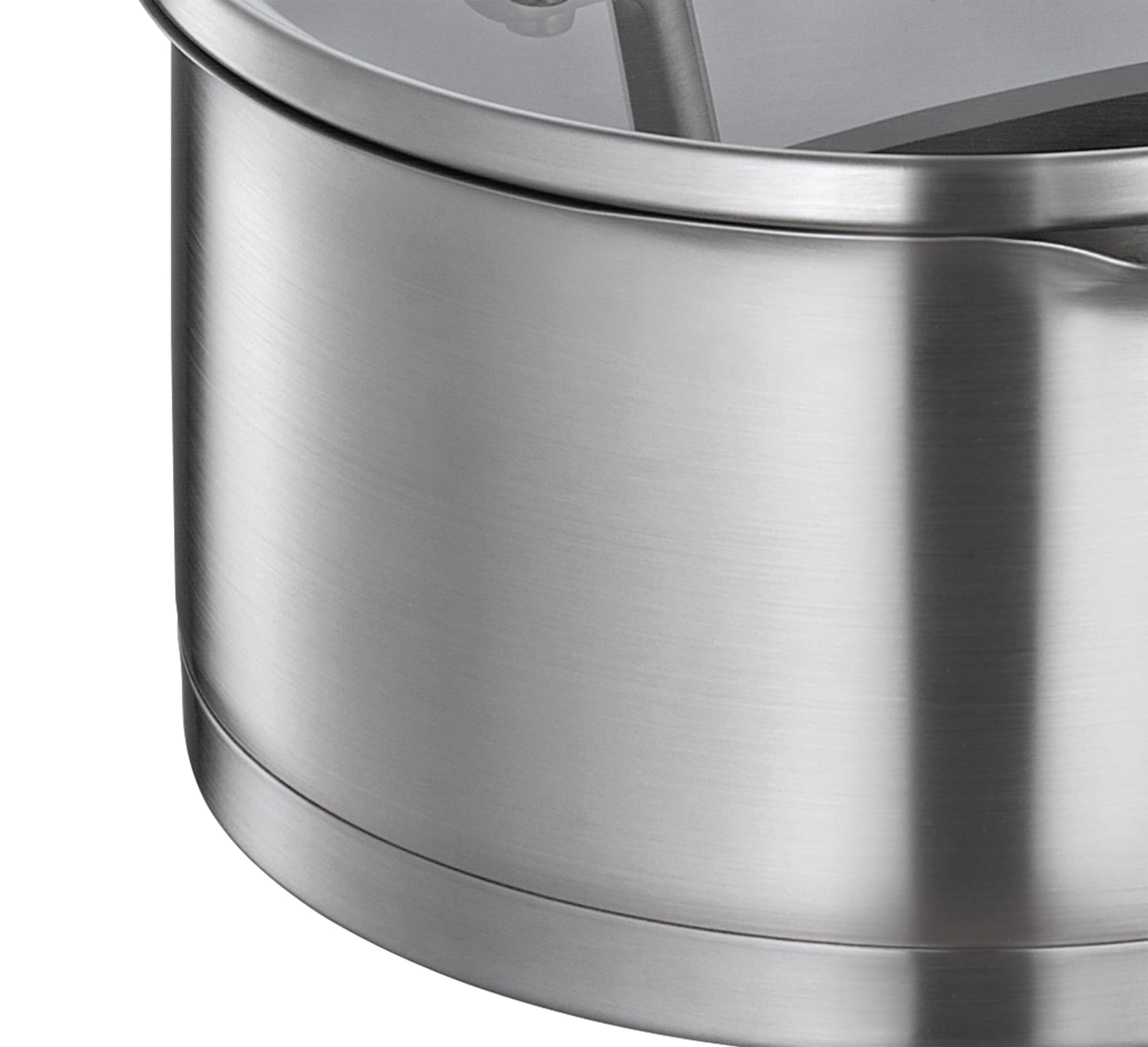 Safety Glass Lid Pot Küchenprofi Bologna Cooking Pot - 16cm Stainless Steel Saucepan With Safety Glass Lid & Sieve Induction Safe Cookware