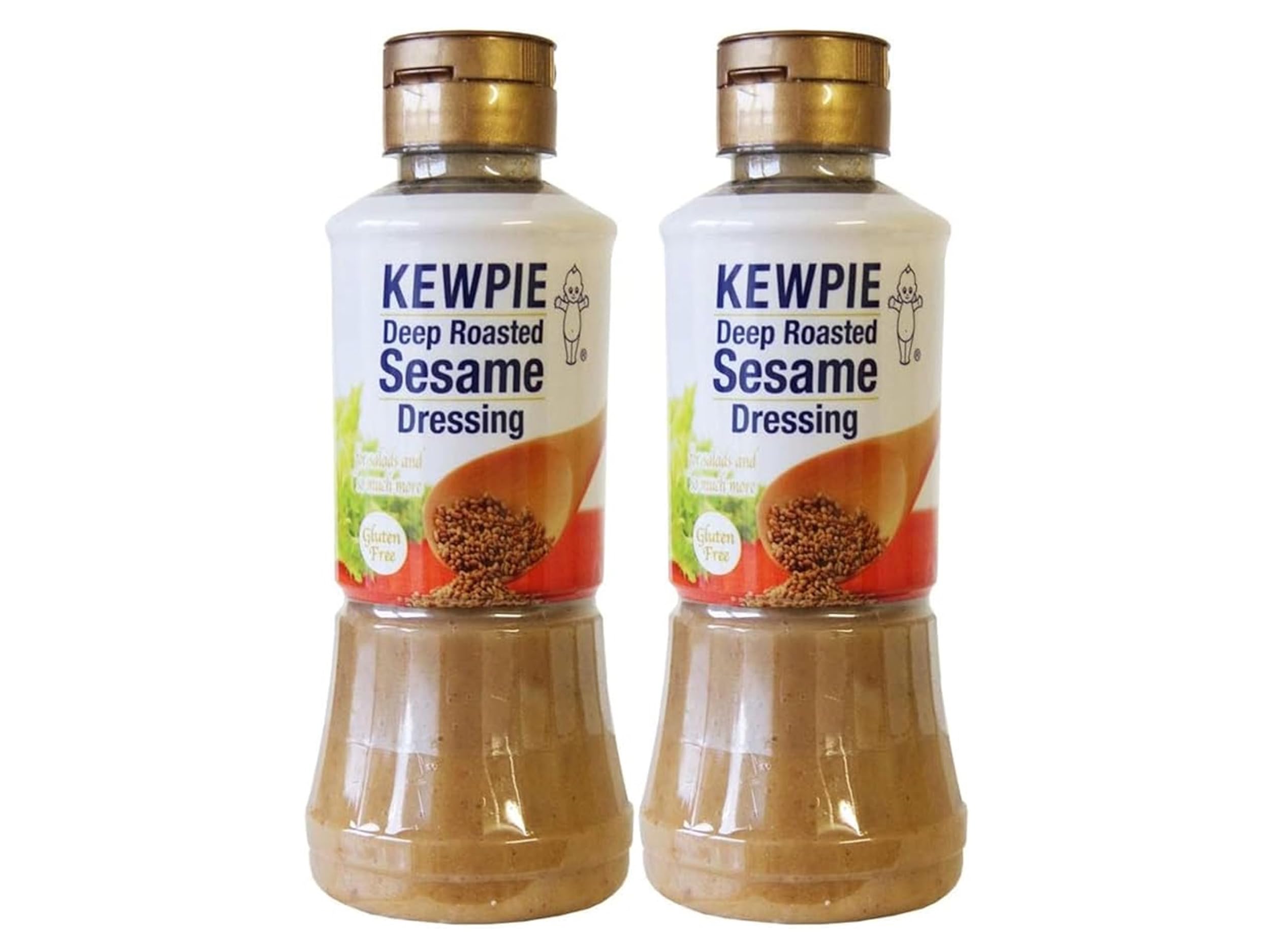 KEWPIE Dressing sezamowy, dwupak, japoński dressing z prażonym sezamem, 2 x 236 ml, OG ASIA - 472 ml