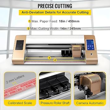 Automatic Vinyl Cutter Machine, Vinyl Plotter LCD Display, Vinyl Printer Cutting Plotter, for T Shirt Sign Maker Printing