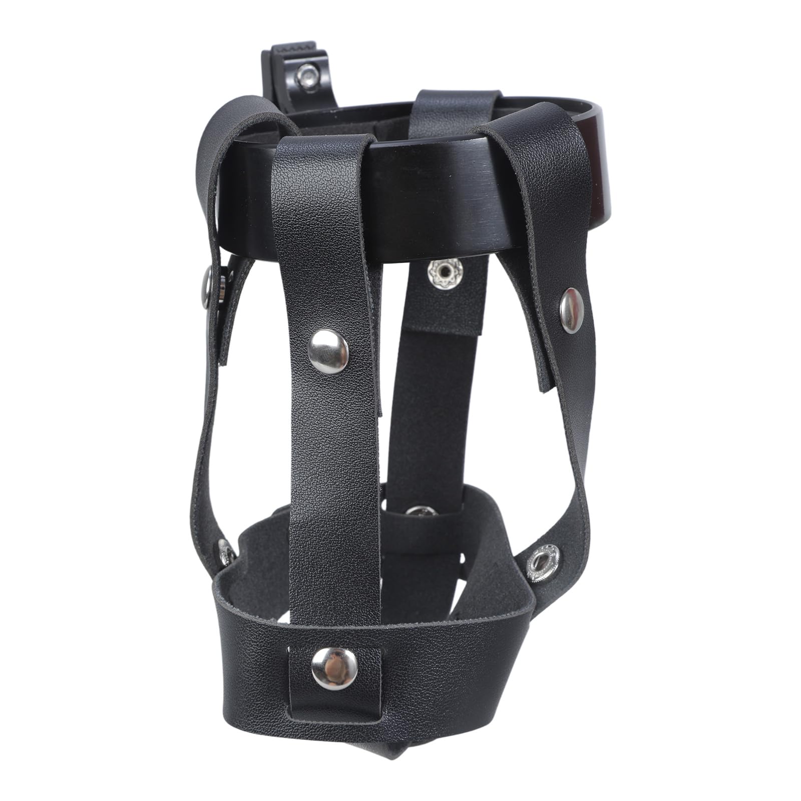 Maxtonser Road Bike Water Bottles Holder Vintage Leather Bike Beverage Holder for Motorcycle Strollers Walkers Wheelchair Scooter