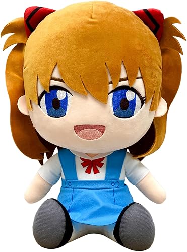 Miniatura 1 de Great Eastern Entertainment Evangelion Nueva película - Asuka Langley Soryu Uniforme de peluche sentado de 12 pulgadas de alto