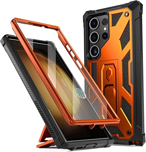 Poetic Spartan - Funda para Samsung Galaxy S23 Ultra 5G de 6.8 pulgadas, protector de pantalla integrado funciona con identificaciĂłn de huellas Poetic Spartan - Funda para Samsung Galaxy S23 Ultra 5G de 6.8 pulgadas, protector de pantalla integrado funciona con identificaciĂłn de huellas