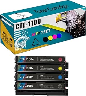 CTL-1100 Toner Cartridge Compatible for Pantum CP1100 CM1100 CP1100DN CP1100DW CM1100DN CM1100DN CM1100DW CM1100ADN CM1100ADW Printers, High Production Replacement (Multicolor)