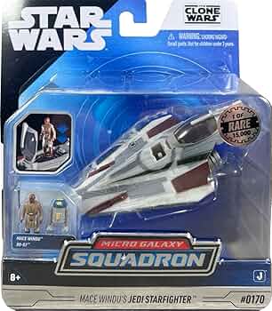 Amazon.com: Star Wars Micro Galaxy Squadron Mace Windu's