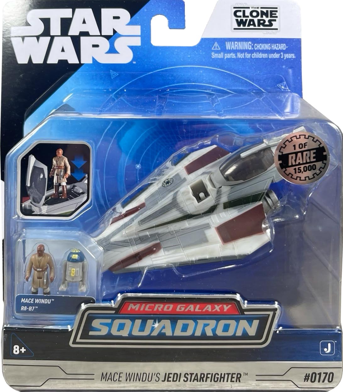 1点物! 新品 正規品 MACE WINDUメースウィンヂュースターウオーズ Amazon.com: Star Wars Micro Galaxy Squadron Mace Windu's