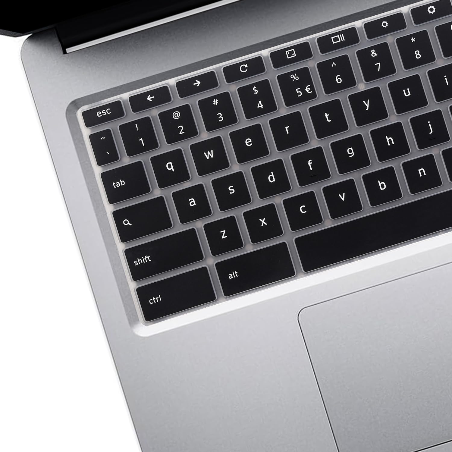 MUBUY-GOL Tastaturabdeckung Für Acer Chromebook 315/715/317 – Schwarz, Silikon, Wasser- & Staubdicht