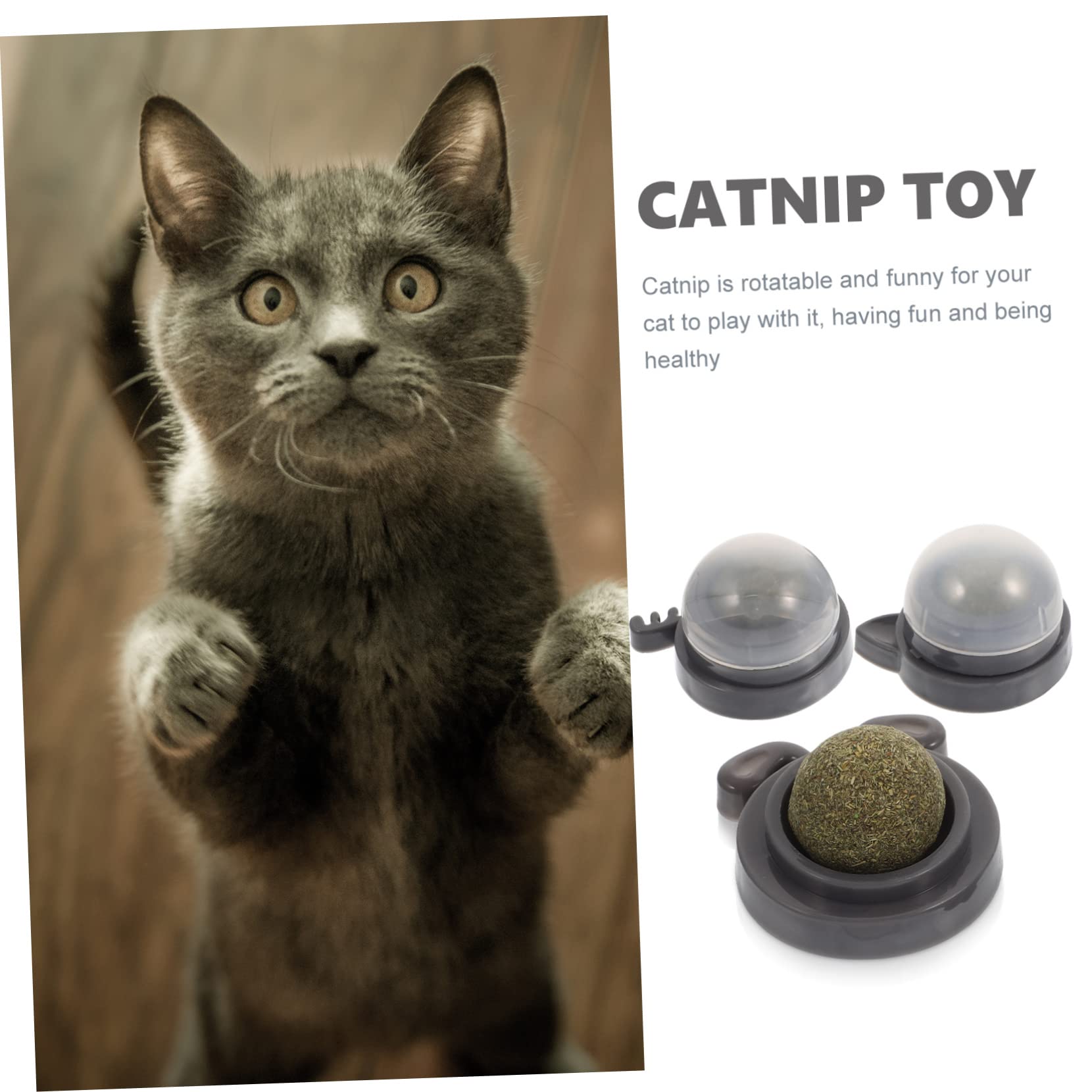 Happyyami 9stücke Katzenminze Ball Mit Tierkopf-Design Multifunktionales Spielzeug Zur Zahnpflege Und Verdauungsförderung Für Katzen Sicher Chemische Zusätze