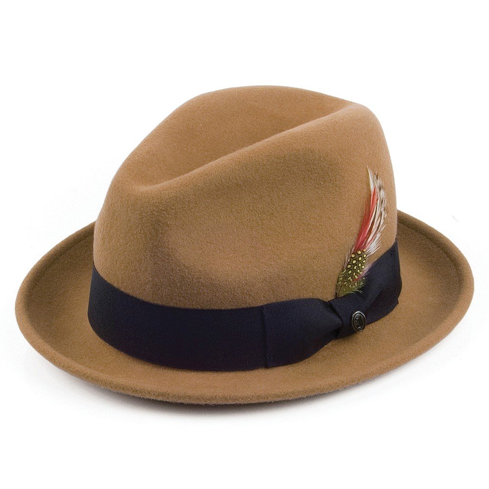 Jaxon & James Crushable Blues Trilby Hat - Pecan - Large