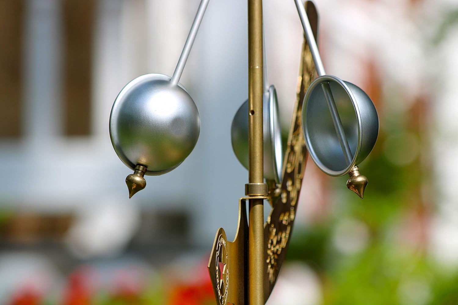 Jeffersonian Brass and Aluminum Kinetic Wind Vane