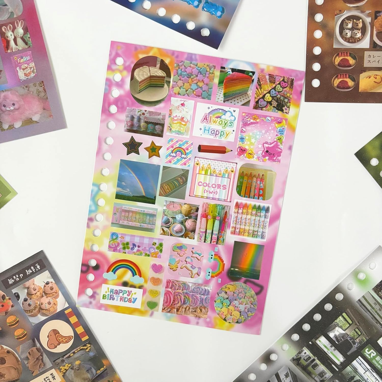 Japanese Sticker Book for Journaling Supplies,Vintage Japanese Stickers image 5