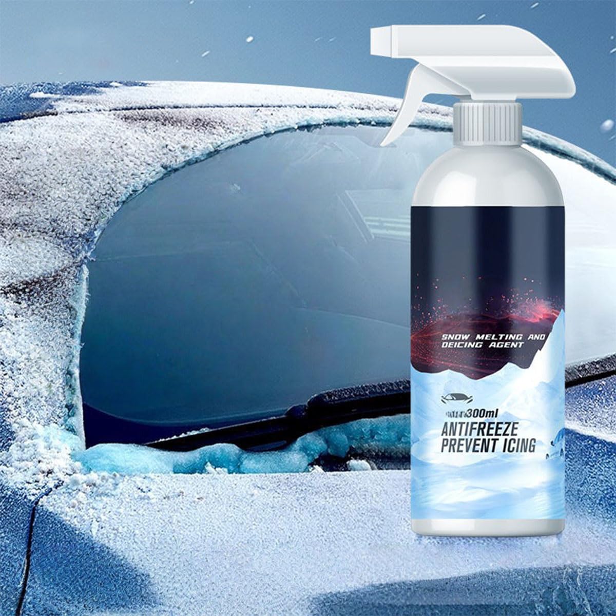 Powerful De-Icing Spray for Car Windshields,De - Icer for Car Windshield Defroster,Window Snow Spray, Deicing Spray, Melting Spray (2PCS)