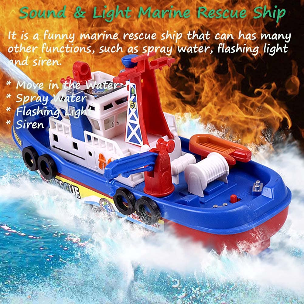Juguete para botes de bomberos niños Modelo de barcos de pulverización de agua para niños con sonido y luz de flash ANGGREK Otros | Bodega Aurrera en línea Juguete para botes de bomberos niños Modelo de barcos de pulverización de agua para niños con sonido y luz de flash ANGGREK Otros | Bodega Aurrera en línea