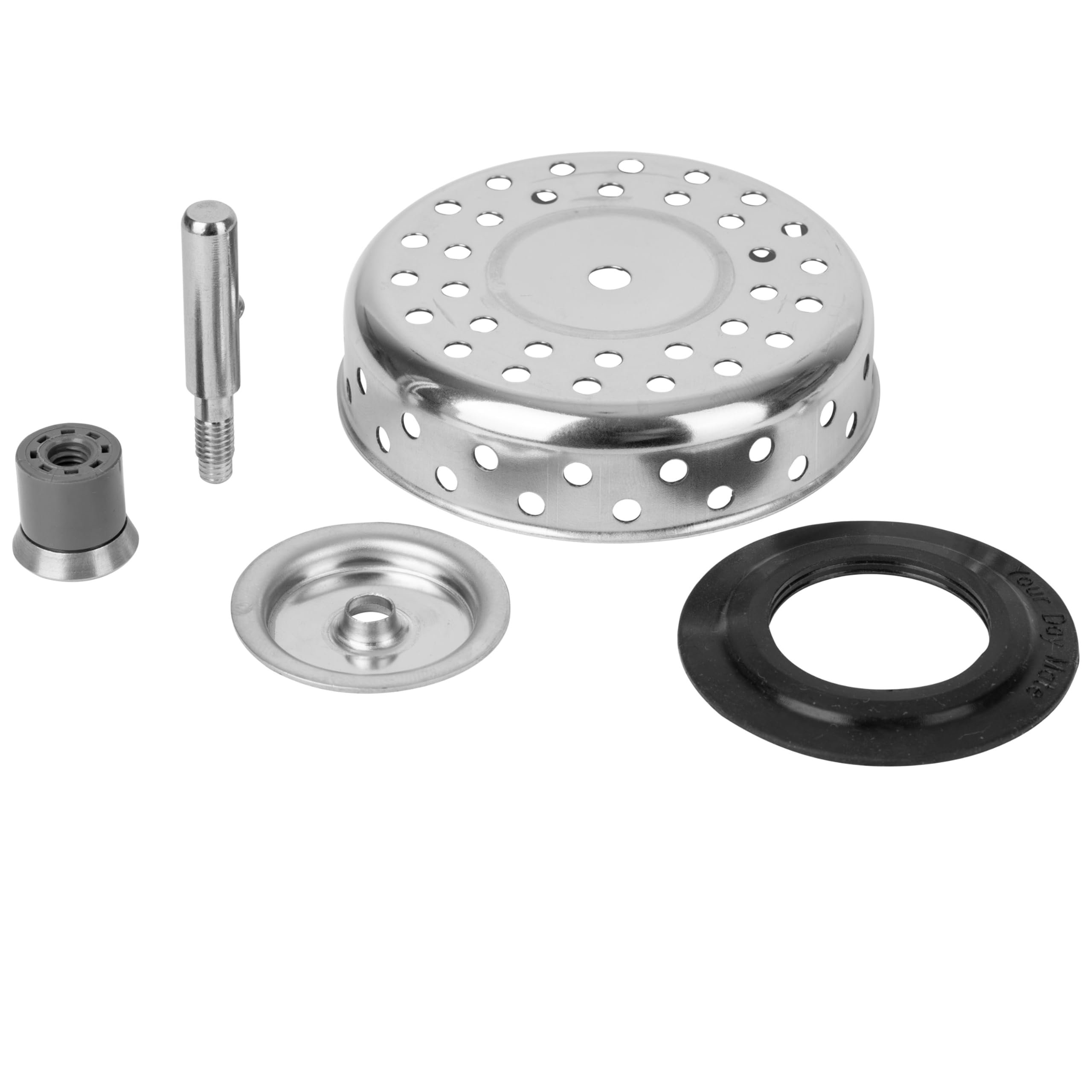 Guarnizione di ricambio per cestello, 2 pezzi, compatibile con IKEA LILLVIKEN 70311541, Ø 54,6 mm esterno, 30,4 mm interno, in silicone, nero, anello di tenuta per lavello