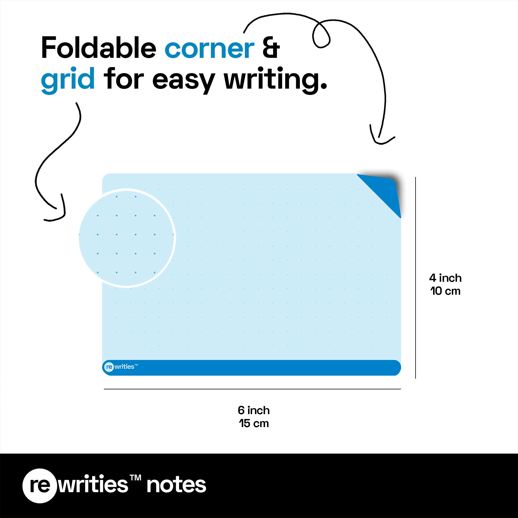Notes - 48 Dry Erase Magnetkarten für Aufgaben, Planung, Projekte, Organisation - Wiederverwendbare Notizen - 10 x 15 cm - Multi Color Pack