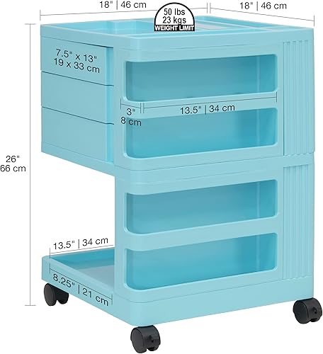 Miniatura 2 de Kubx Pro - Organizador de almacenamiento giratorio de 4 lados con múltiples compartimentos