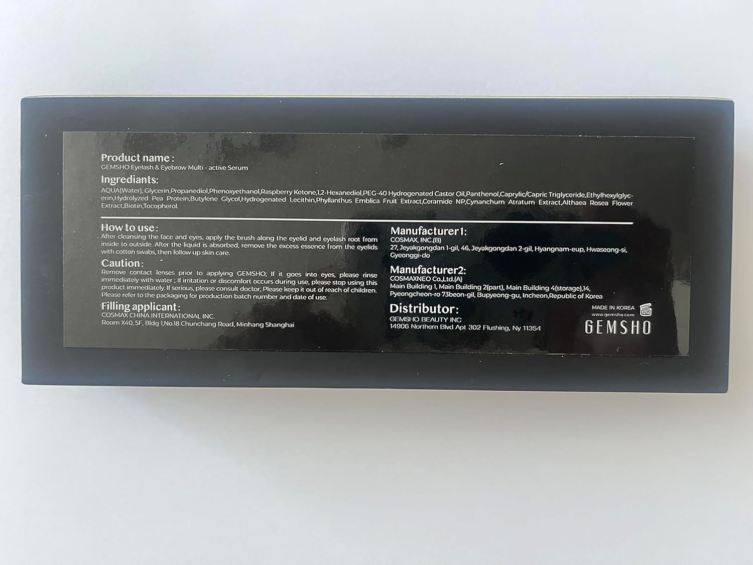 Eyelash Serum Eyelash Growth Serum & Eyebrow Multi-Active Serum 3ml+1ml Lash Serum 젬소 속눈썹 영양세럼 营养睫毛增长精华液 Lash Enhancing Serum - Image 8