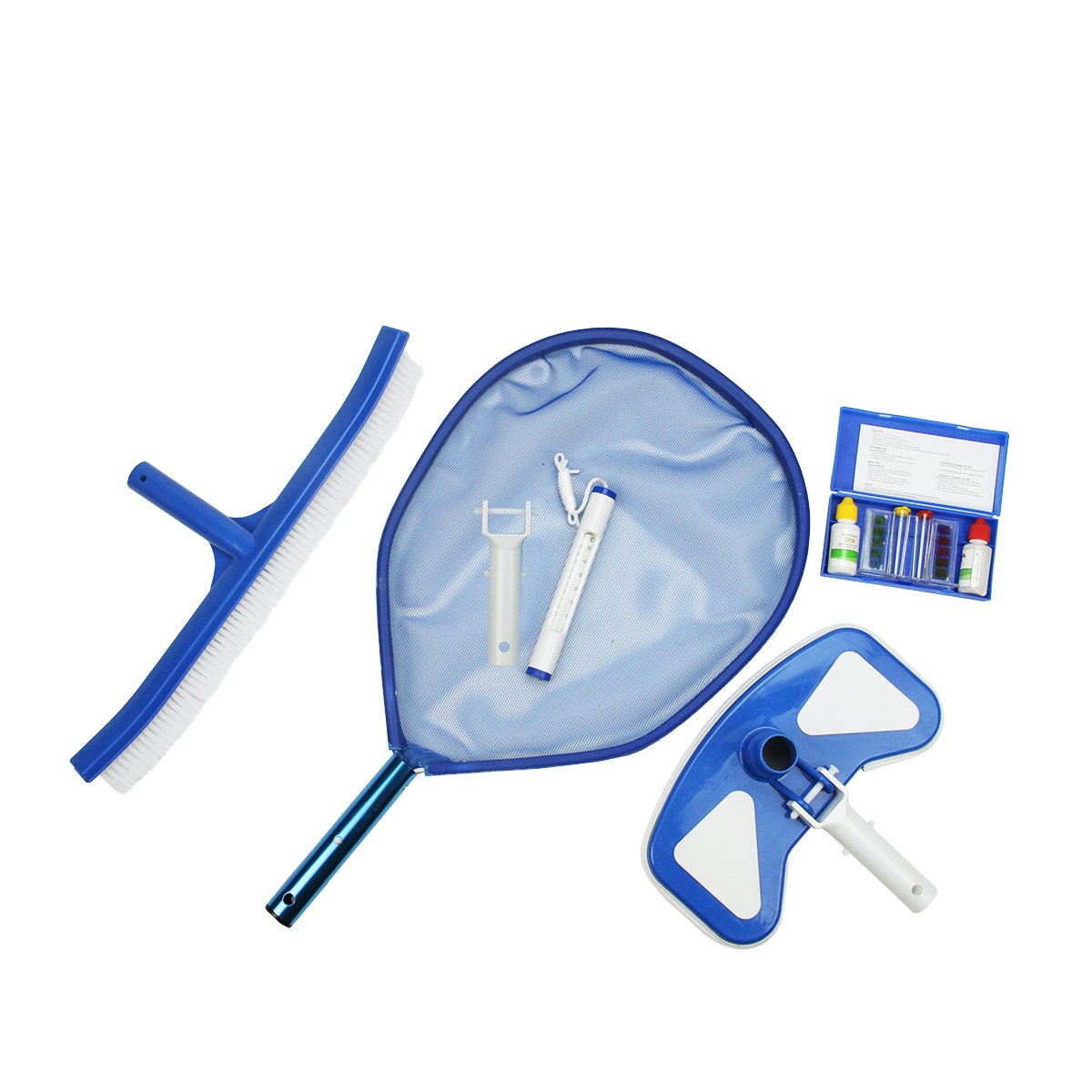 5-Piece Deluxe Swimming Pool Cleaning and Testing Kit