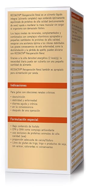 Foto 2 de 5 de RECOACTIV Recovery Renal para gatos, 1 x 280 ml