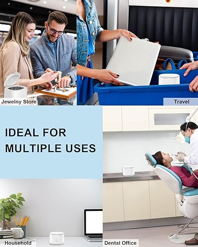 Miniatura 2 de Limpiador ultrasónico de retenedor, limpiador ultrasónico profesional de 46 kHz para retenedores dentales, protector bucal, reloj, anillo, limpiador