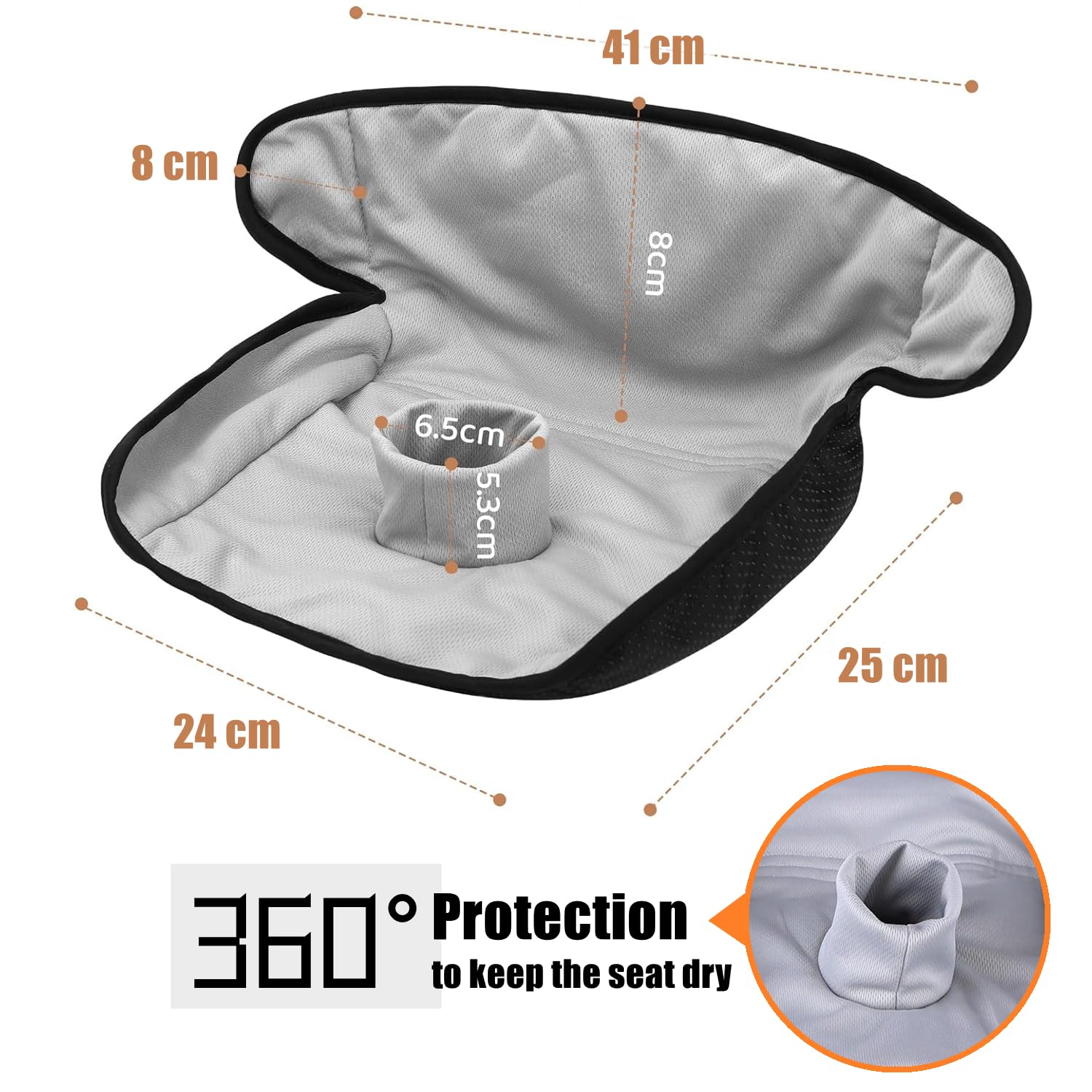 Fodera per Seggiolino Auto per Bambini Protezione per Pipì per Bambini Tappetino per Passeggino Impermeabile Cuscino Protettivo per Seggiolino Auto Protector per Pannolini, Grigio