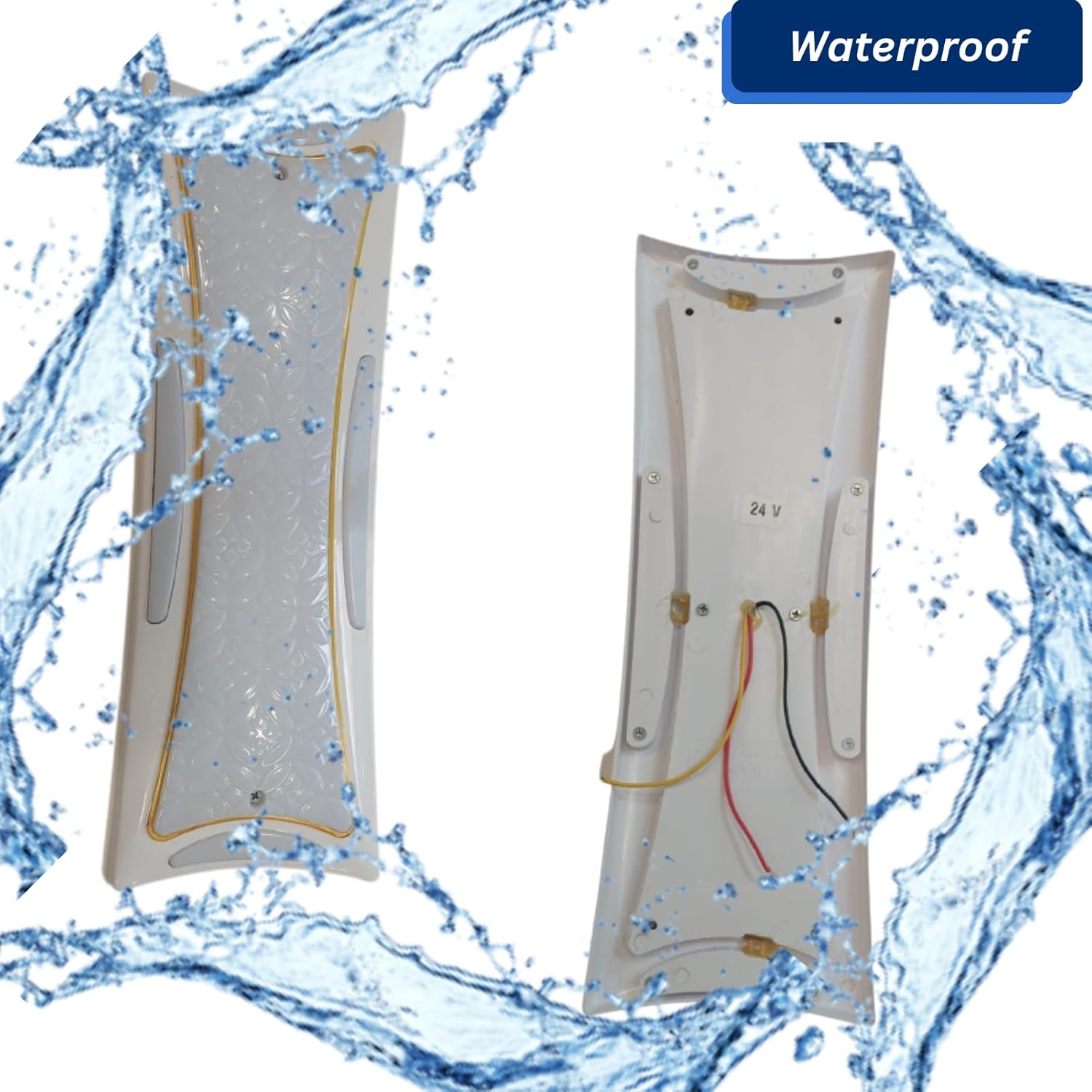 24V Led Interior TEM Camper Lights Light Bar Led Strip Lights With For Enclosed Cargo Trailer, RV/Camper/Car/Trailer/Boat Cool Natural White