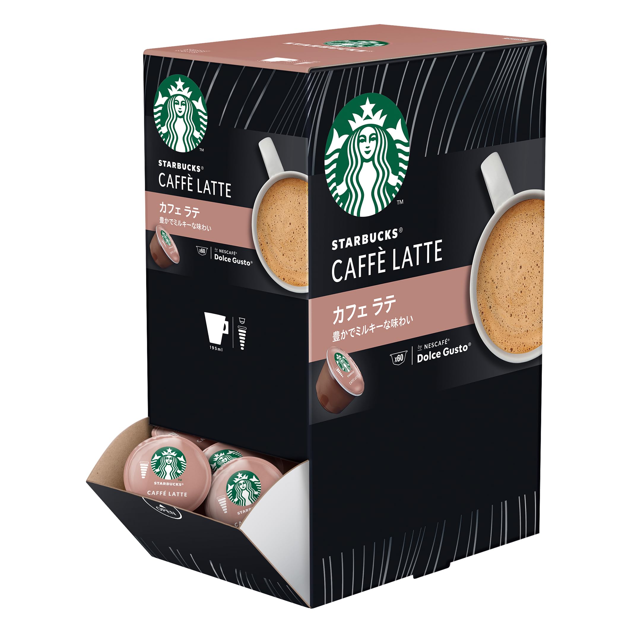 Amazon.co.jp: スターバックス カフェ ラテ ネスカフェ ドルチェ 