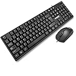 G-102 Wired Keyboard and Mouse Combo with Mute Button Design, 1000 DPI Optical Sensor Mouse | Suitable for Office Use |1 Year Warranty