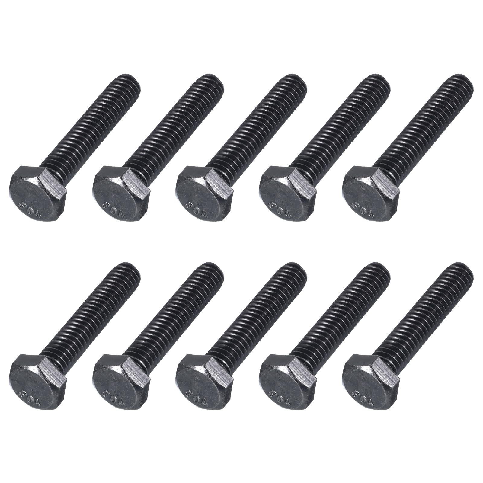 METALLIXITY Hex Head Bolts (5/16-18 x 1-1/2") 20Pcs, 304 Stainless Steel 18-8, Fully Threaded, External Hex Drive